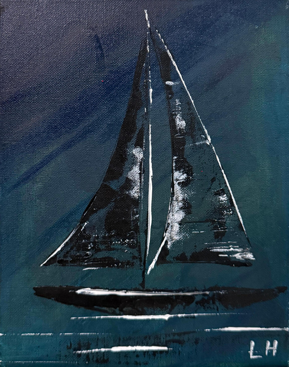 Sail Away (SOLD) 2025 | Acrylic on Canvas | 25 x 20cm