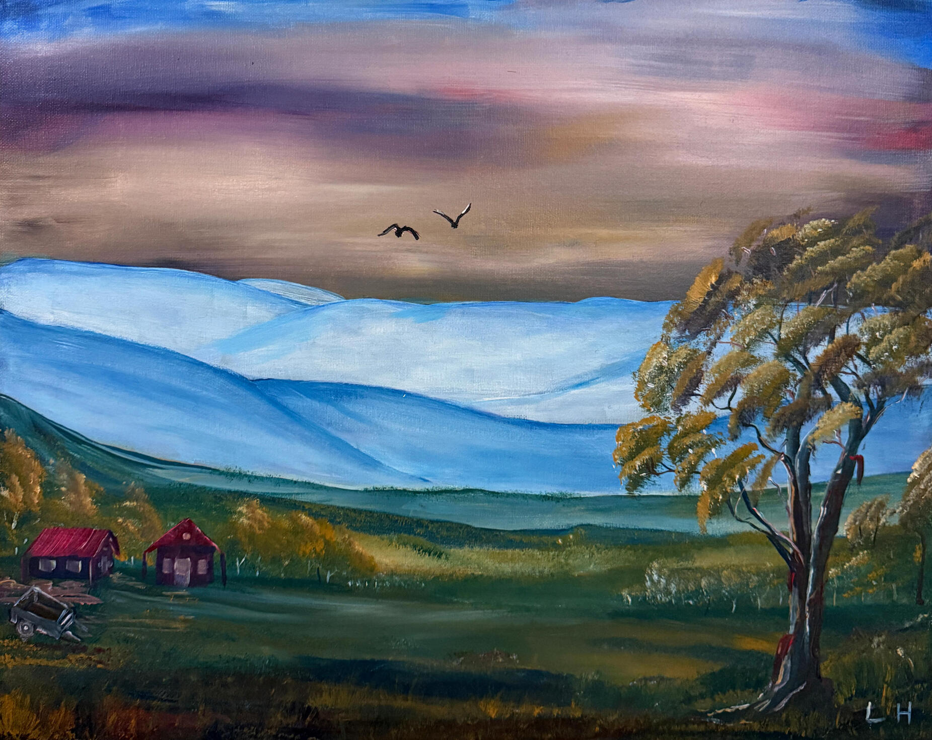 High Country 2025 | Acrylic on Canvas (Unstretched) | 40 x 50cm
