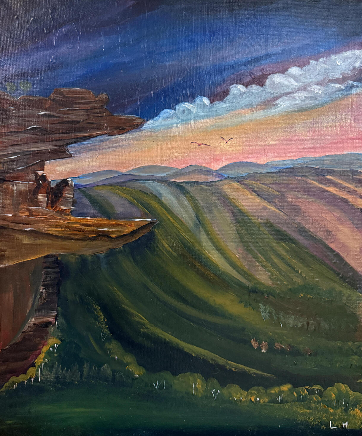 The Grampians (SOLD) 2025 | Acrylic on Canvas | 50 x 40cm