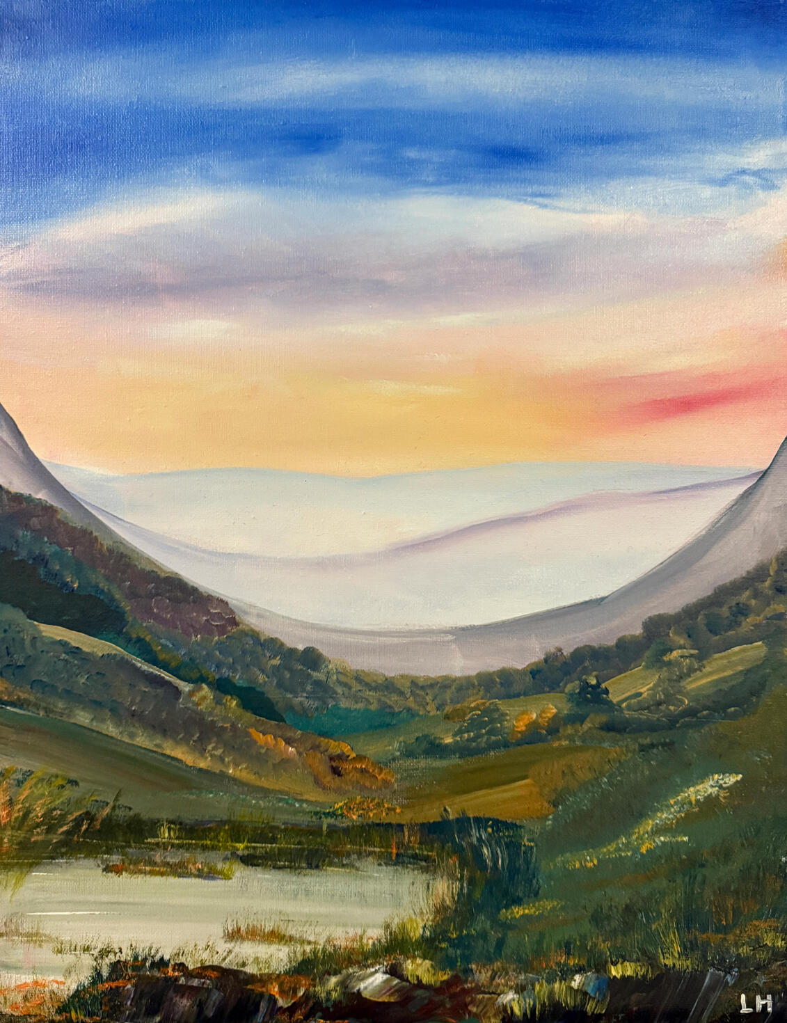 Lake Garda, Italy 2025 | Acrylic on Canvas | 50 x 40cm