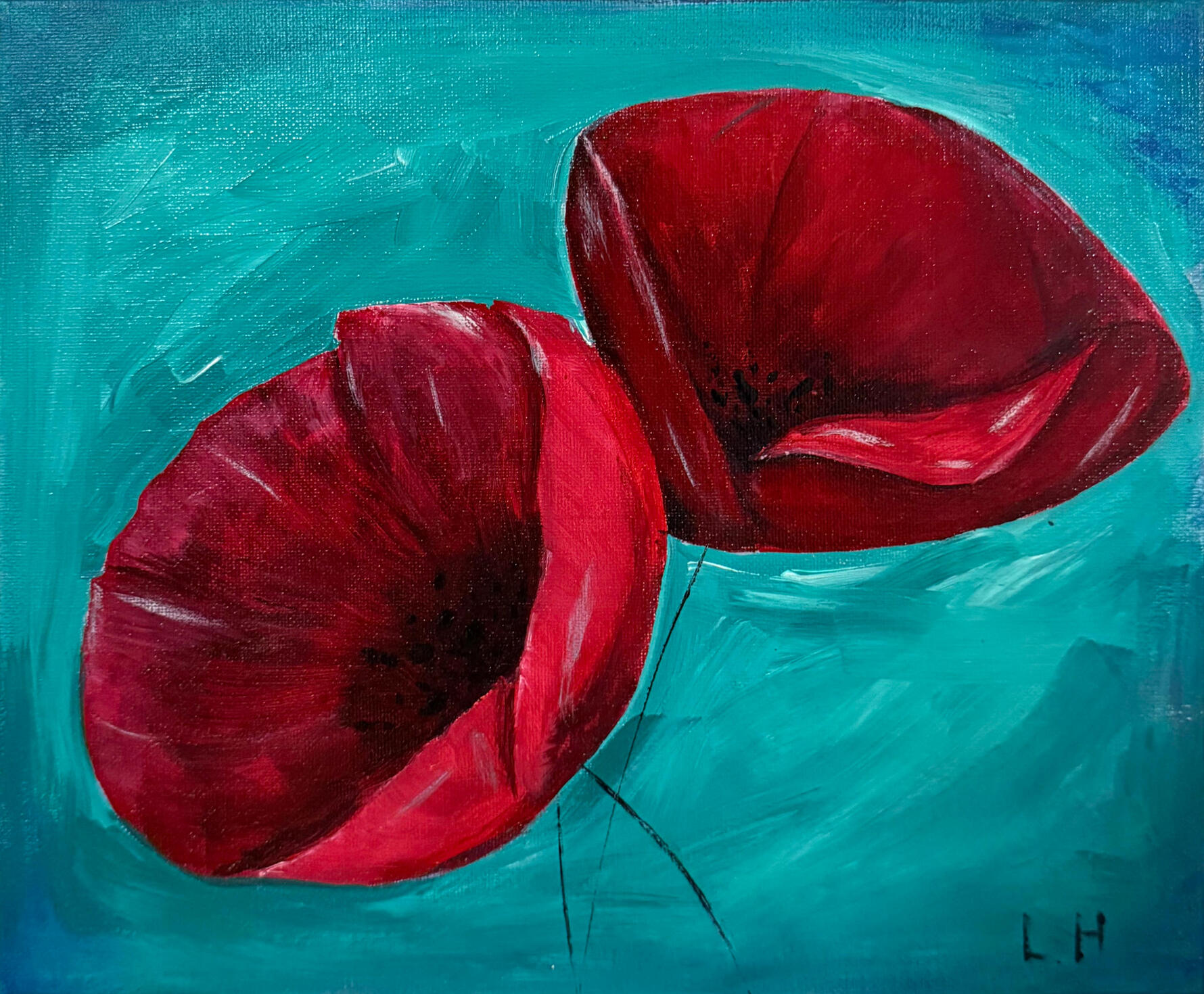 Kindred Souls (SOLD) 2025 | Acrylic on Canvas | 25 x 30cm